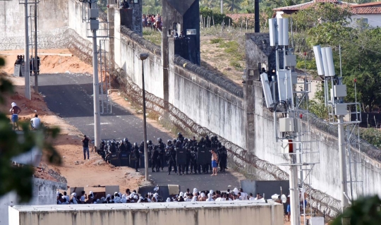 Suasana mencekam rusuh susulan di penjara Brasil