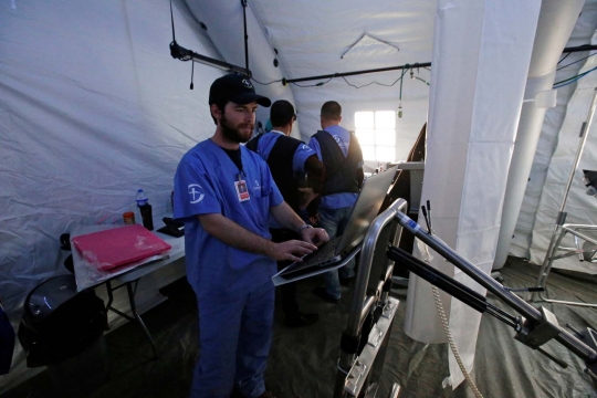 Intip rumah sakit darurat berteknologi tinggi di Mosul