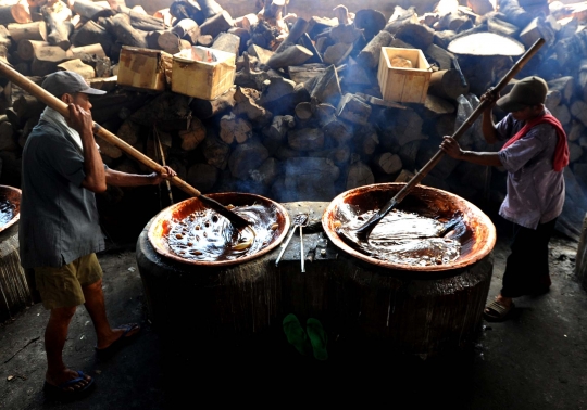 Jelang Imlek, pembuatan dodol China dan kue keranjang meningkat