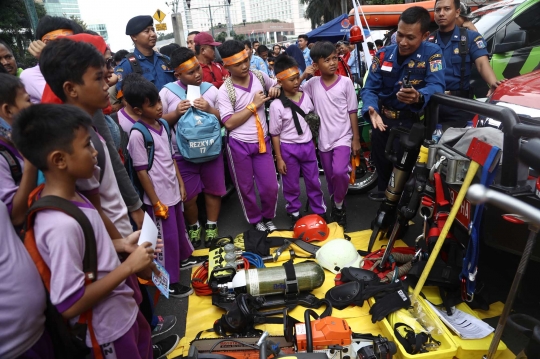 Antusiasme siswa madrasah se-Jakarta ikut pelatihan siaga bencana