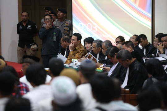 Ahok jalani sidang lanjutan kasus penistaan agama