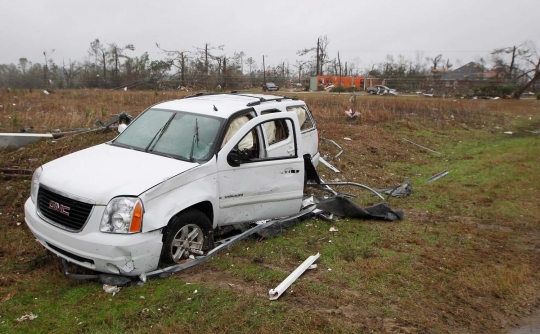 Dahsyatnya terjangan tornado luluh-lantakkan Georgia, 18 tewas