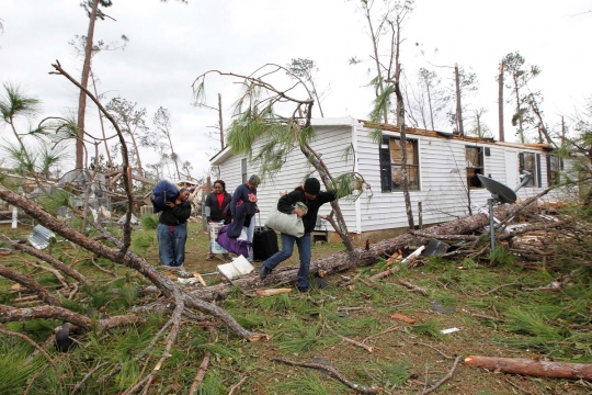 Dahsyatnya terjangan tornado luluh-lantakkan Georgia, 18 tewas