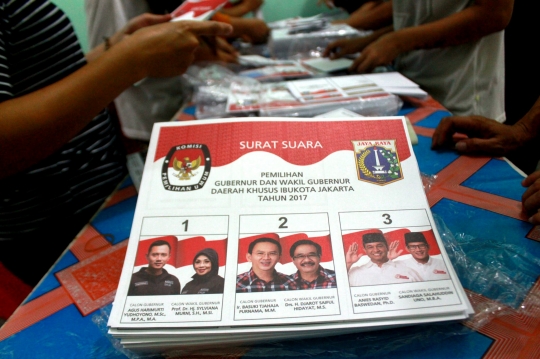 Pelipatan surat suara Pilkada DKI 2017