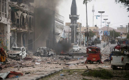 Dua bom meledak hancurkan hotel di Somalia, 13 orang tewas