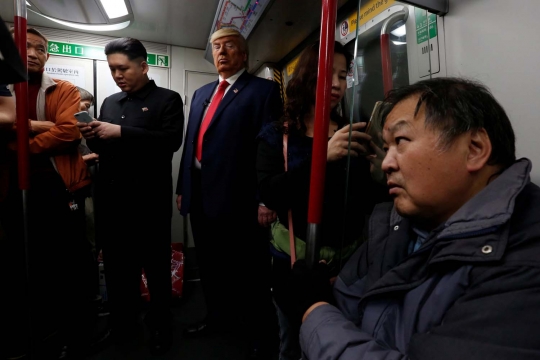 Begini akrabnya 'Kim Jong-un' dan 'Trump' saat bertemu di Hong Kong