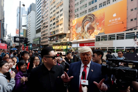 Begini akrabnya 'Kim Jong-un' dan 'Trump' saat bertemu di Hong Kong