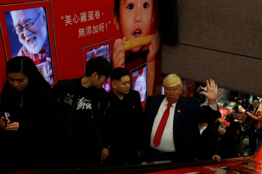 Begini akrabnya 'Kim Jong-un' dan 'Trump' saat bertemu di Hong Kong