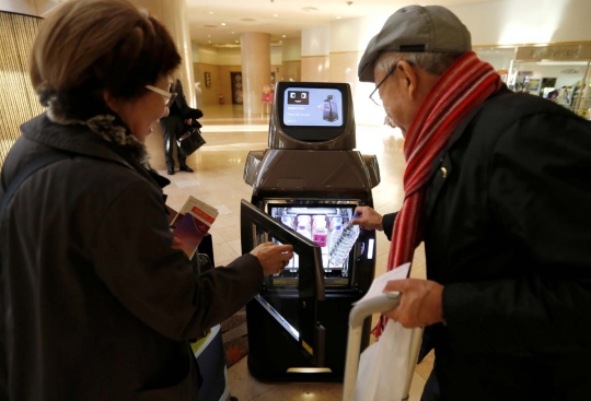 Canggih, hotel ini jadikan robot sebagai pelayan