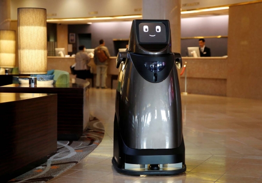 Canggih, hotel ini jadikan robot sebagai pelayan