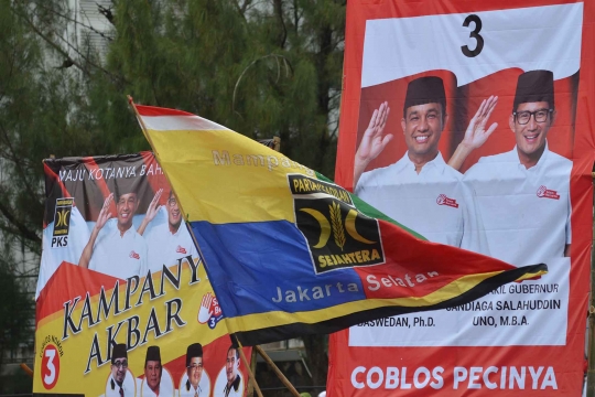 Semarak kampanye akbar Anies-Sandi bersama PKS