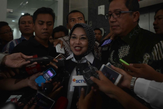 Sylviana Murni usai diperiksa Bareskrim terkait korupsi masjid