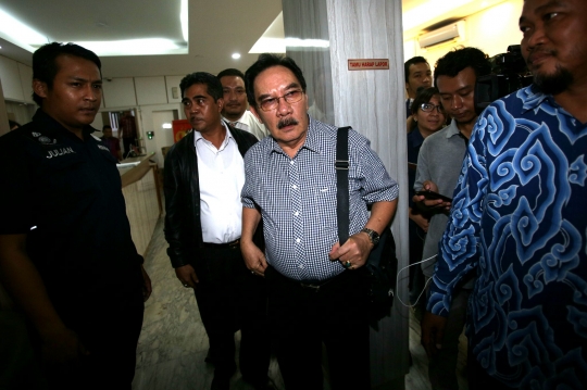 Antasari datangi Polda Metro tagih laporan SMS ancaman ke Nasrudin