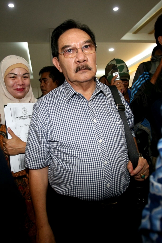 Antasari datangi Polda Metro tagih laporan SMS ancaman ke Nasrudin