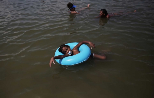 Ini kolam raksasa, tempat liburan favorit orang kulit hitam Brasil