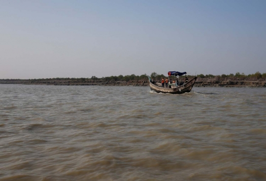 Ini pulau langganan banjir untuk muslim Rohingya