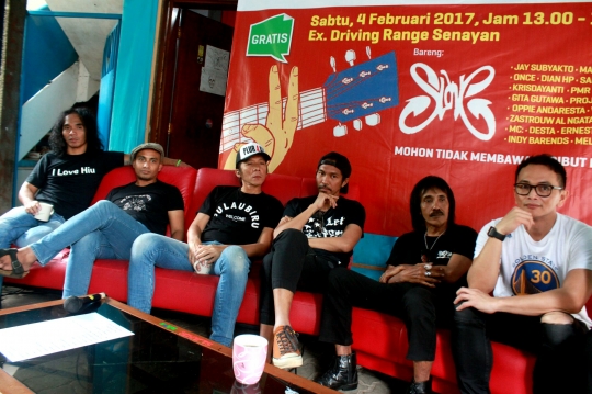 Slank dan artis pendukung Ahok-Djarot siap ramaikan 'Konser Gue 2'