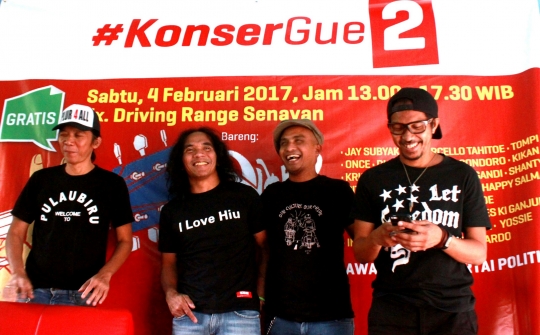 Slank dan artis pendukung Ahok-Djarot siap ramaikan 'Konser Gue 2'