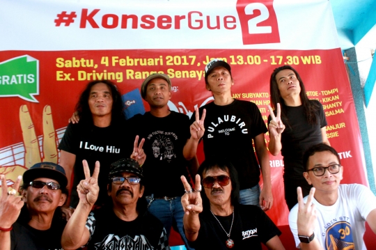 Slank dan artis pendukung Ahok-Djarot siap ramaikan 'Konser Gue 2'