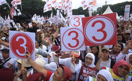 Prabowo meriahkan kampanye akbar Anies-Sandiaga