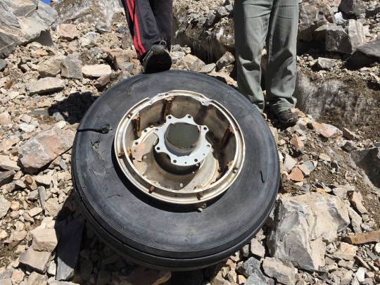 Pendaki Bolivia temukan puing pesawat yang jatuh 31 tahun lalu