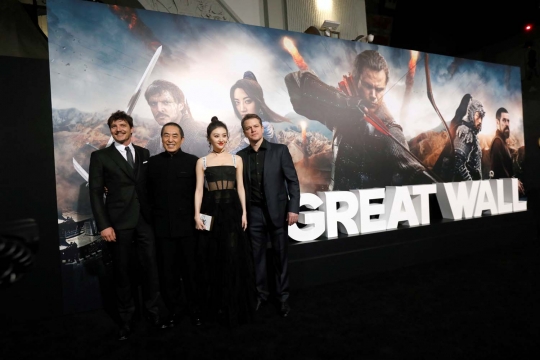 Pesona Jing Tian di pemutaran perdana The Great Wall