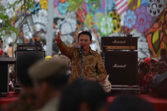 Megawati dampingi Ahok resmikan RPTRA Kalijodo