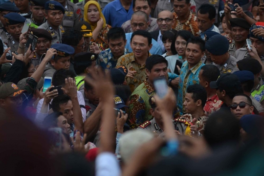 Megawati dampingi Ahok resmikan RPTRA Kalijodo