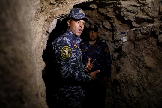 Terowongan rahasia milik ISIS kembali ditemukan di Mosul