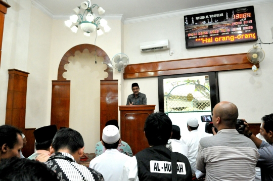 Gaya Djarot jadi khatib Salat Jumat di Masjid Al-Waqfiyah