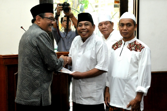 Gaya Djarot jadi khatib Salat Jumat di Masjid Al-Waqfiyah