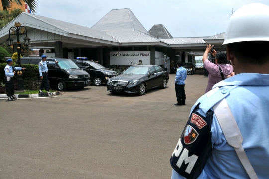 Paspampres gelar simulasi pengamanan Raja Salman di Bandara Halim