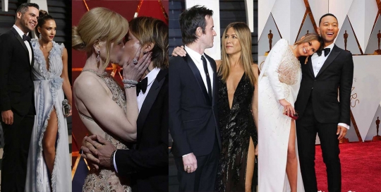 Pasangan aktor dan aktris yang tampil mesra di Oscar 2017
