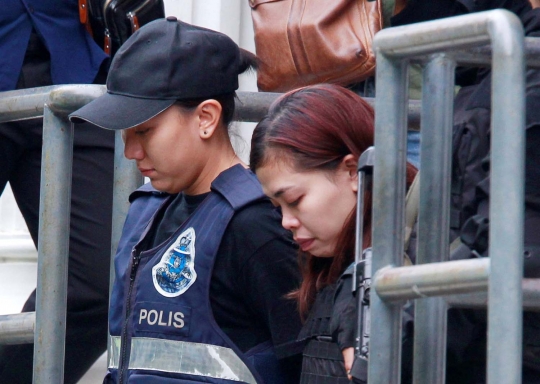 Siti Aisyah murung usai sidang perdana pembunuhan Kim Jong-nam