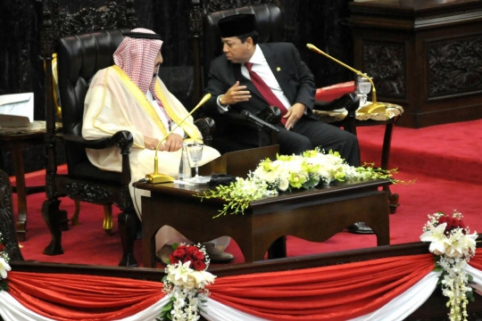 Saat Raja Salman kunjungi DPR