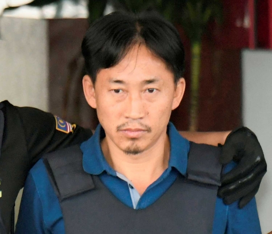 Begini ekspresi terduga pembunuh Jong-nam saat dibebaskan Malaysia