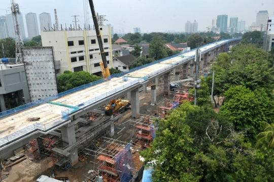 Pengerjaan MRT Sisingamangaraja terus dikebut
