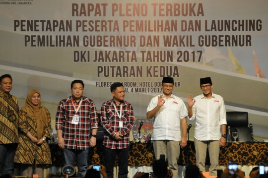 Suasana rapat pleno Pilkada DKI putaran ke-2 tanpa Ahok-Djarot