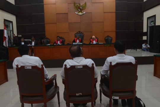 Divonis 5 tahun penjara, 3 eks pemimpin Gafatar tersenyum lebar