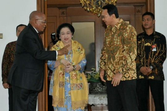 Ahok dampingi Megawati bertemu Presiden Afrika Selatan