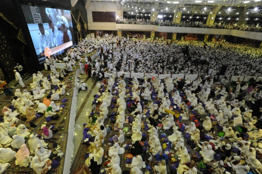 Sejumlah tokoh hadiri haul Soeharto di Masjid At-Tin