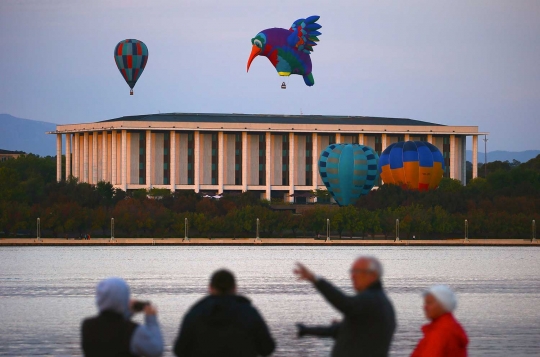 Festival Balon Canberra meriahkan langit Australia