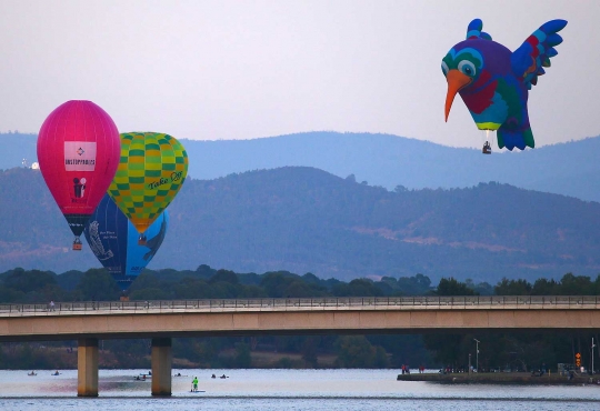 Festival Balon Canberra meriahkan langit Australia