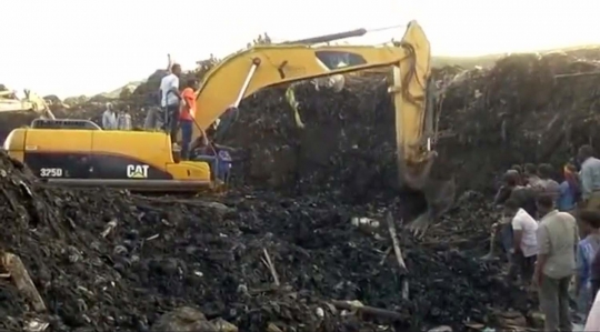 Tragis, gunungan sampah di Ethiopia longsor dan kubur puluhan orang