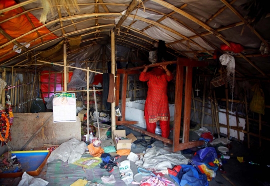 Nasib ribuan korban gempa Nepal kehilangan tempat mengungsi
