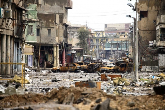 Pemandangan mengerikan Kota Mosul