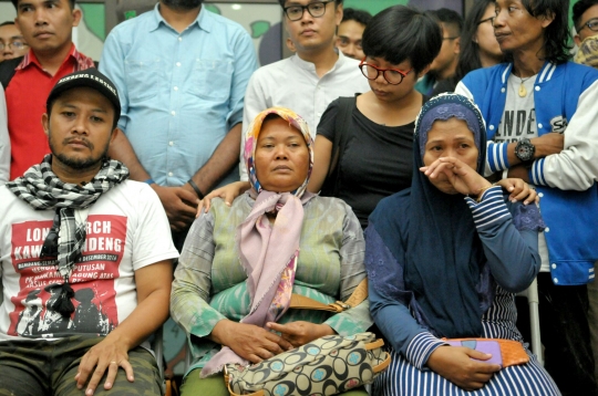 Wajah duka petani Kendeng kenang perjuangan Patmi tolak pabrik semen