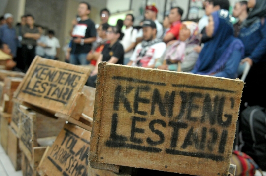 Wajah duka petani Kendeng kenang perjuangan Patmi tolak pabrik semen