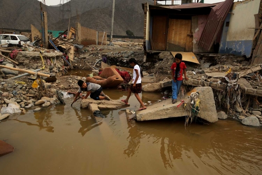 Yang tersisa dari bencana dahsyat di Peru