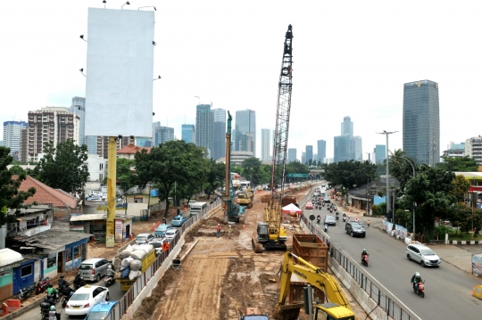 Proyek underpass Mampang-Kuningan ditargetkan rampung akhir 2017